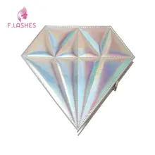 F.Lashes Diamond Cosmetic Bag Makeup Brushes Bag Marbling Handle Eye Shadow Eyebrow Foundation Blending Powder Girl (only Bag) : image F.Lashes Diamond Cosmetic Bag Makeup Brushes Bag Marbling Handle Eye Shadow Eyebrow Foundation Blending Powder Girl (only Bag)
