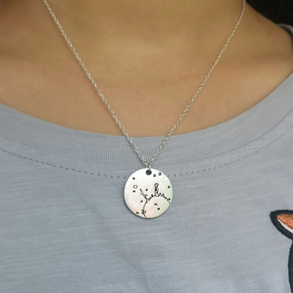 1 шт. Новое поступление ожерелье Маленький принц планета подвеска Le petit Prince