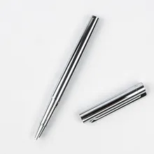 Горячая новинка Jinhao 126 Исполнительный Полный Серебряный тонкий с капюшоном перьевая ручка