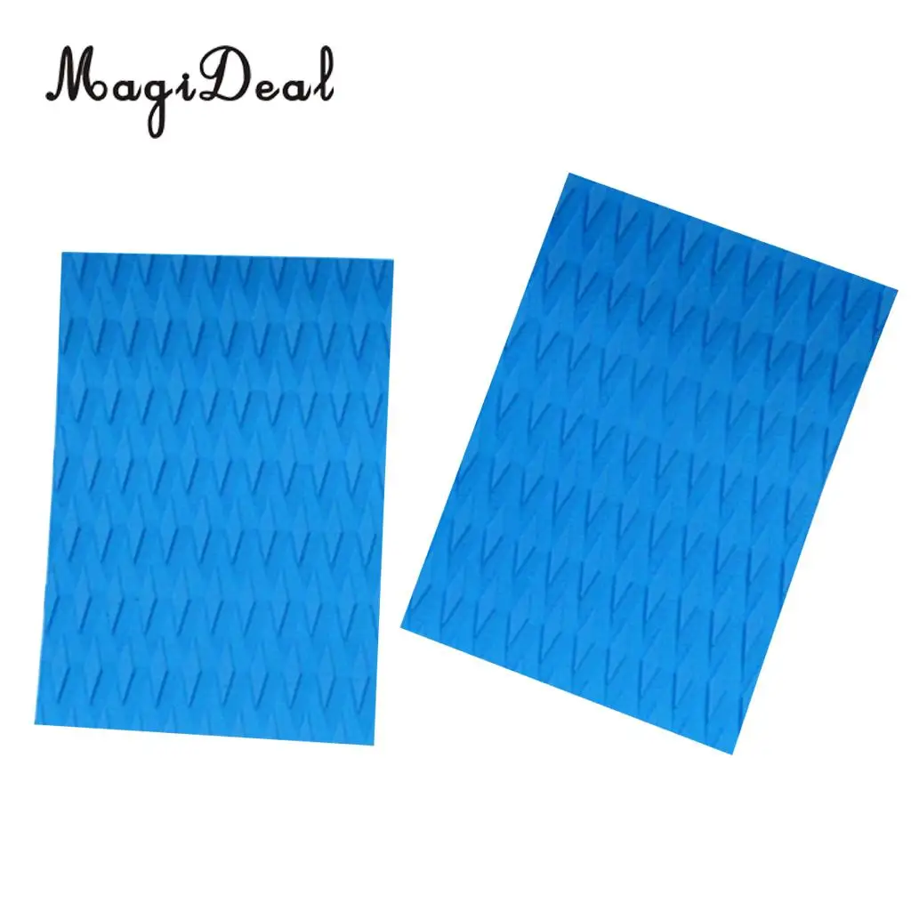 MagiDeal Anti-Slip Ultralight Diamond Grooved EVA Surfing Traction Pad Deck Grip Tail Pad for Surfboard Kiteboard Surf Accessory