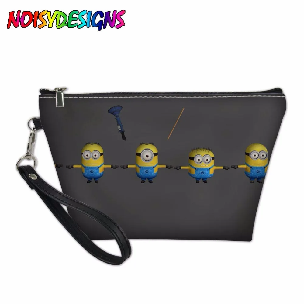 

Women toy minion Printing Make up Cases Minion Rush Cosmetic Bags 3D Pencil Pouch Children Girl Holder Boys Travel Supplies