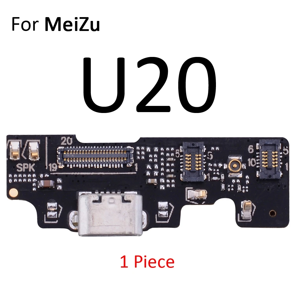 Разъем для зарядки запчасти платы гибкий кабель с микрофоном Meizu U20 U10 M6 M6S M5 M5C M5S Note