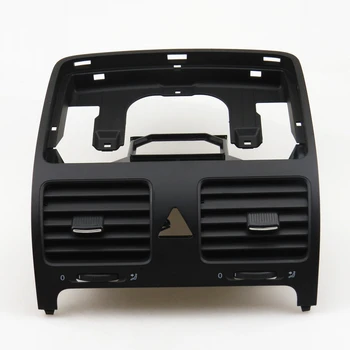 

READXT Car New Black Front Central Dashboards Air Conditioning Outlet Vent For VW JETTA Golf 5 MK5 Rabbit 1KD819728 1KD 819 728