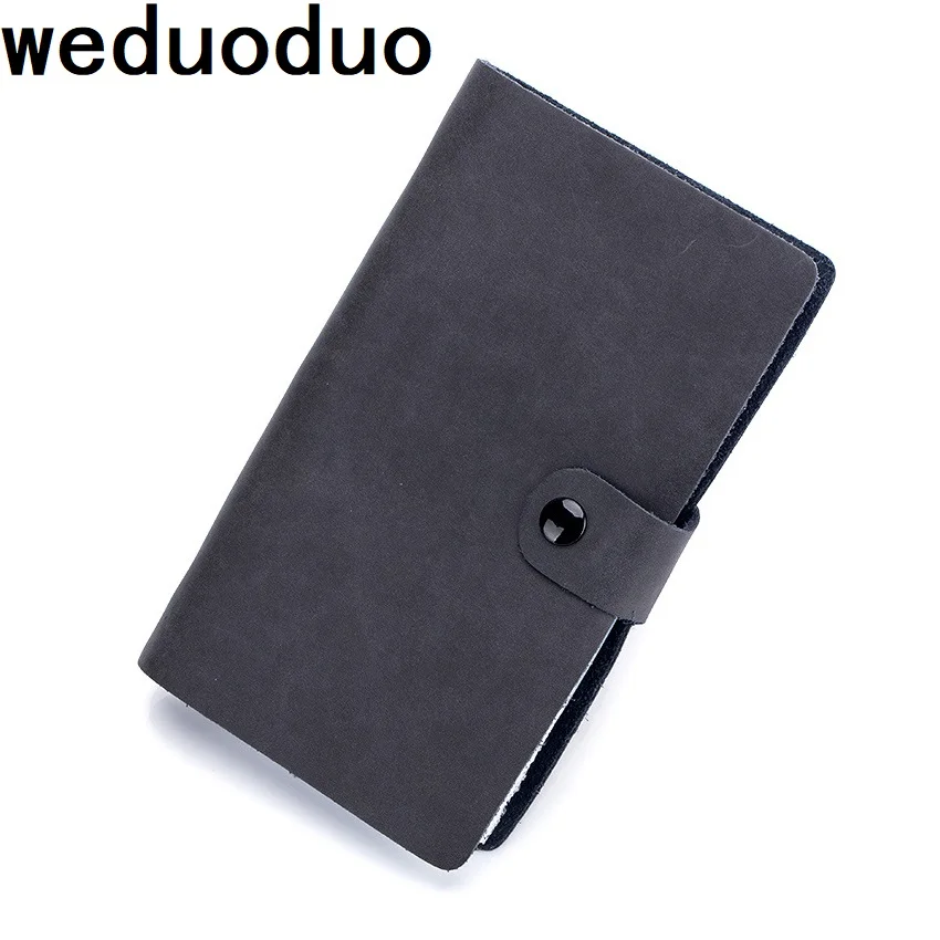 Новинка чехол Weduoduo для женщин и мужчин с двойной застежкой искусственная кожа