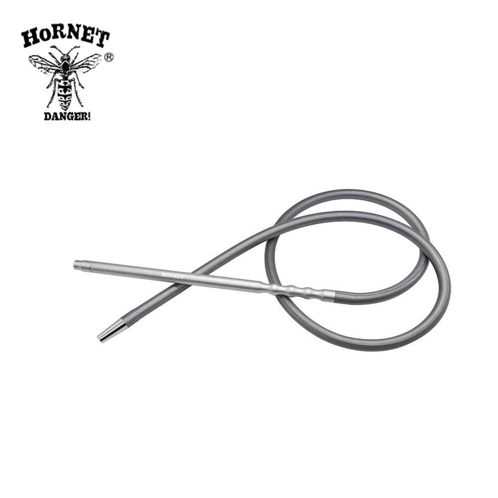 HORNET SHISHA TIME шланг для кальяна с 400 мм алюминиевой длинной ручкой/1 5 силиконовый