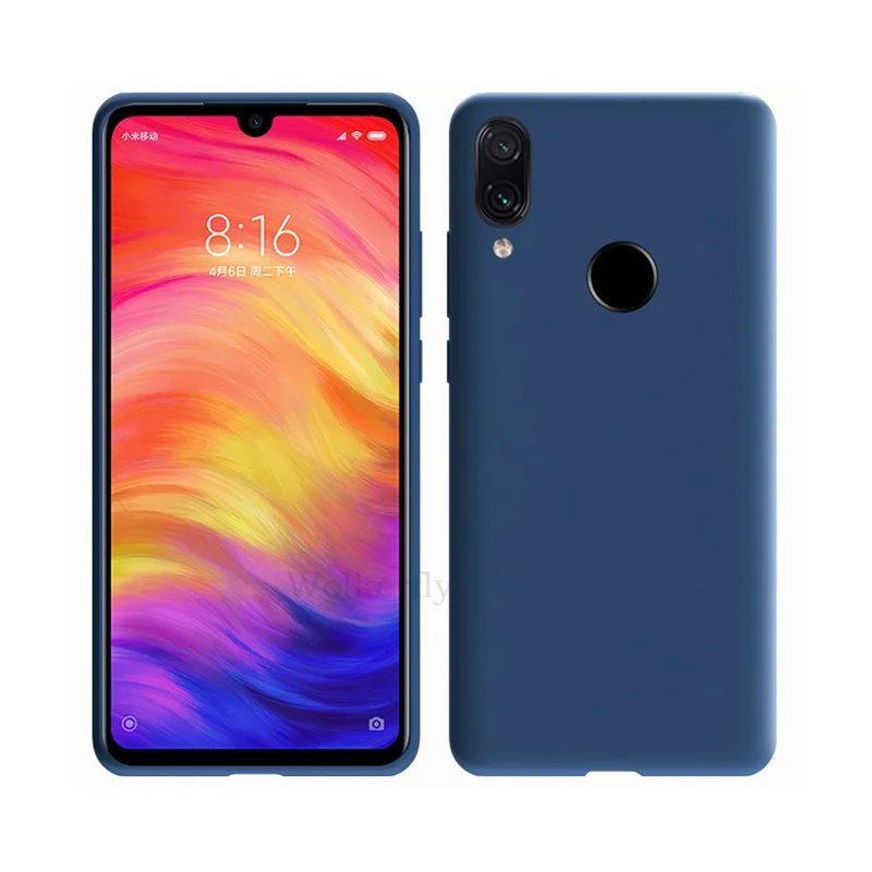 Официальный жидкий силиконовый чехол для Xiao mi Red mi Note 7 6 Pro 6A mi 9 se mi 8 SE mi 8 lite 6X A2 lite