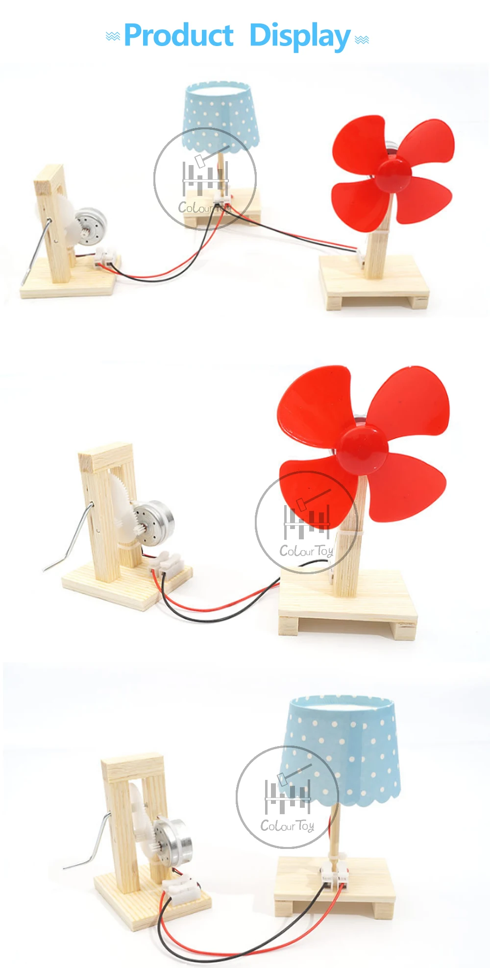 Шток мотор умный ручной коленчатый электрогенераторы маленькая лампа DIY робот-Паззл набор игрушек для 5+ детей подарки на день рождения