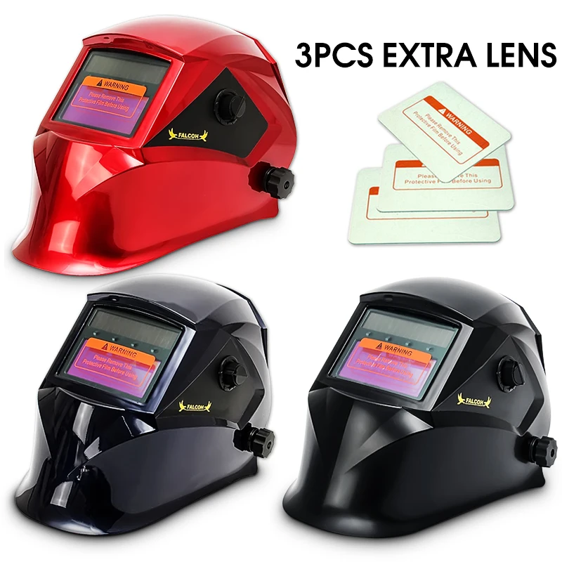 

Auto Darkening Solar Welders Welding Helmet Mask With Grinding Function Adjustable Welding Helmets Anti-UV Protective Equipment