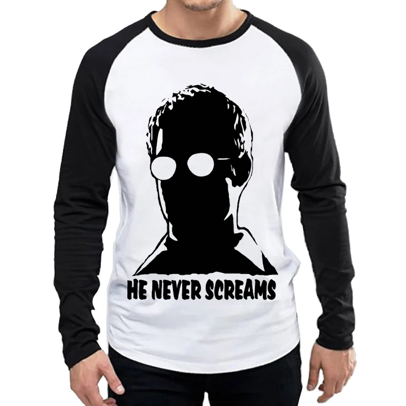 

Sin City T Shirt White Color Mens Fashion Movie Sin City Kevin T-shirt Tops Tees tshirt Full Sleeve T-shirt He Never Screams