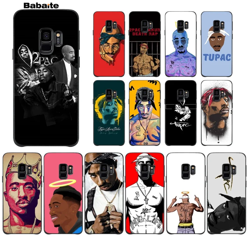 

Babaite 2Pac Tupac Amaru Shakur Makaveli Luxury Phone Case Cover For GALAXY s10 s6 edge edge plus s7 edge s8 s9 plus