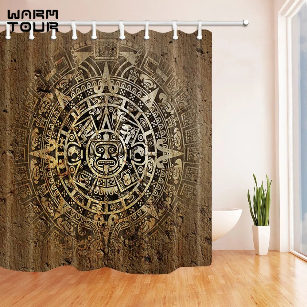 Warm Tour Native American Decor Decorative Fabric Shower Curtains