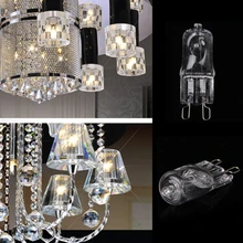 G9 галогенный ламповый светильник, прозрачная лампа 25W 230V 2800 K, теплый белый, супер яркий