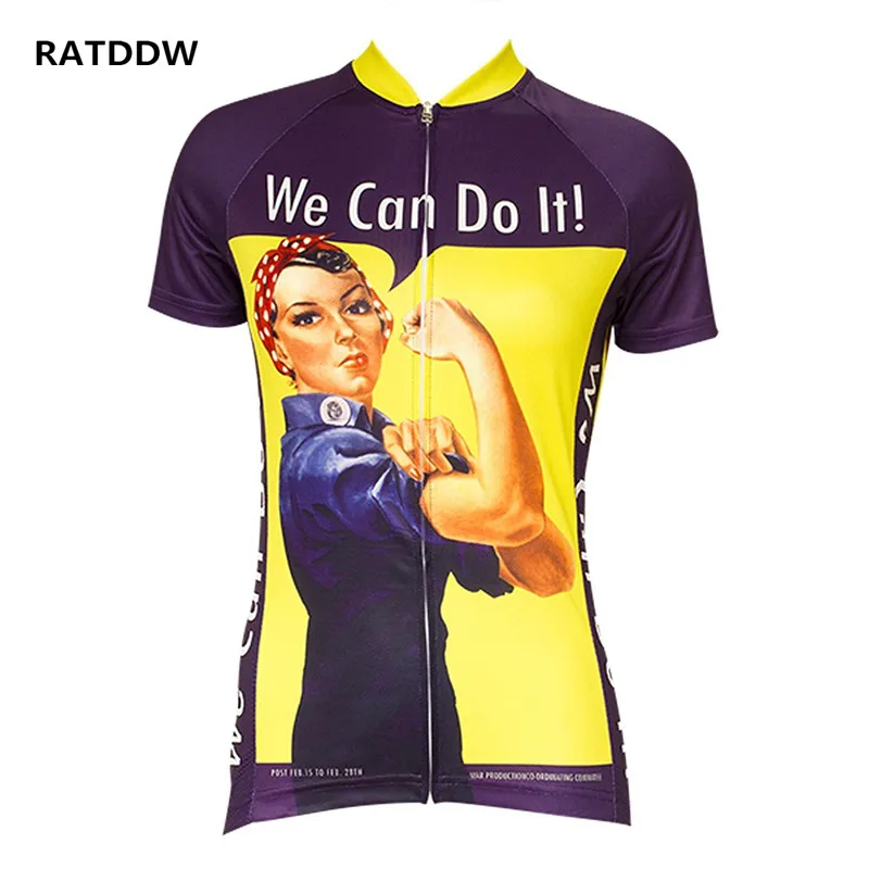 

Pro we can do it Bike Cycling Jerseys Roupa Ciclismo/Breathable Racing Bicycle Cycling Clothing/Quick-Dry Bike Wear