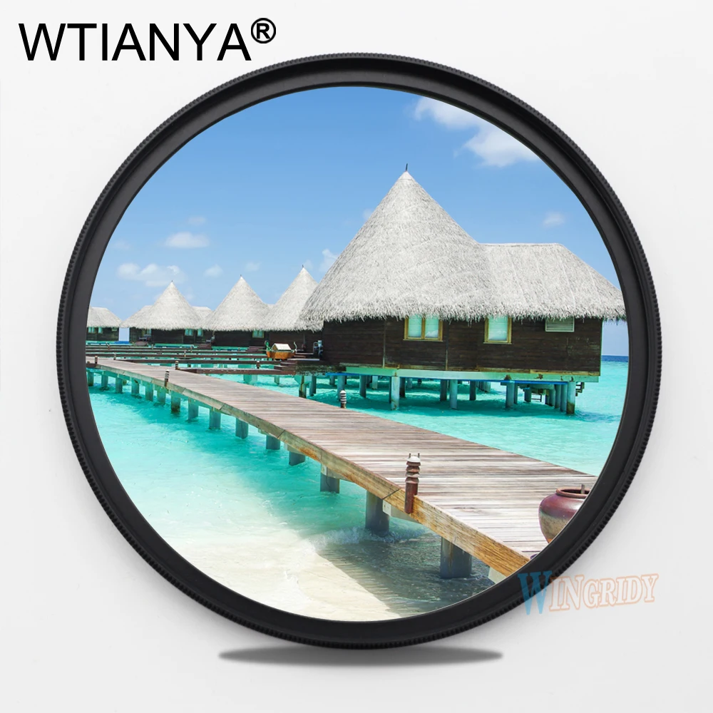 УФ-фильтр 40 5 мм WTIANYA Green Muti-покрытие 18 слоев фильтр объектива камеры защита для Canon