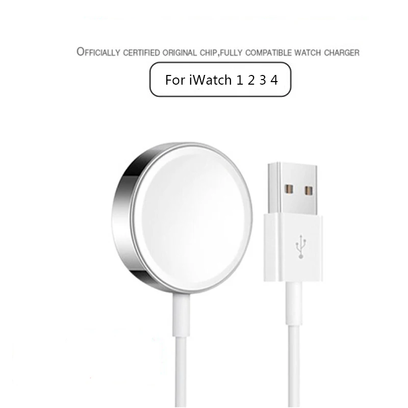 

New Magnetic Qi Wireless Charger For Apple Watch Series 1 2 3 USB Charging Cable For 32mm 42mm Apple Watch Fast Wireless Charger