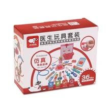 24 шт./компл. дети играть доктор набор для игр Дети Косплей доктора деревянная игрушка Моделирование медицинское оборудование