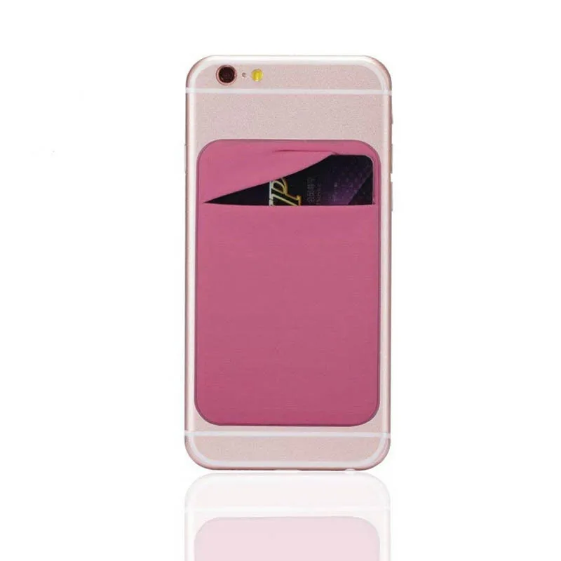 

5PCS/LOT,Elastic Lycra Adhesive Mobile Phone Back Cards Holder Wallet Credit ID Card Pocket Adhesive Sticker Pocket Card Holder