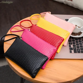 

Fashion Women's Wallet Wrist Clutch bag Women's bags Mini Mobile Phone bag 2019 New Small Wallet Purse Clutch for Female