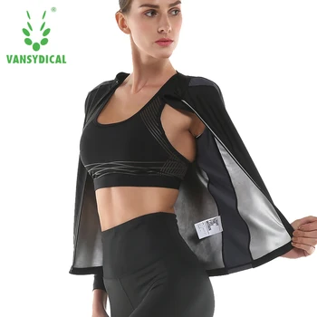 

Women Hot Sweat Jacket Running Jacket Jogging Sports Sportswear Training Fitness Exercise Gym Jacket Clothes Long Sleeve