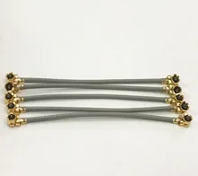 10 pces ipx ipex u. fl fêmea t ipx u. fl fêmea 1.13 cabo conector adaptador de cabo 5cm ipx 1.13