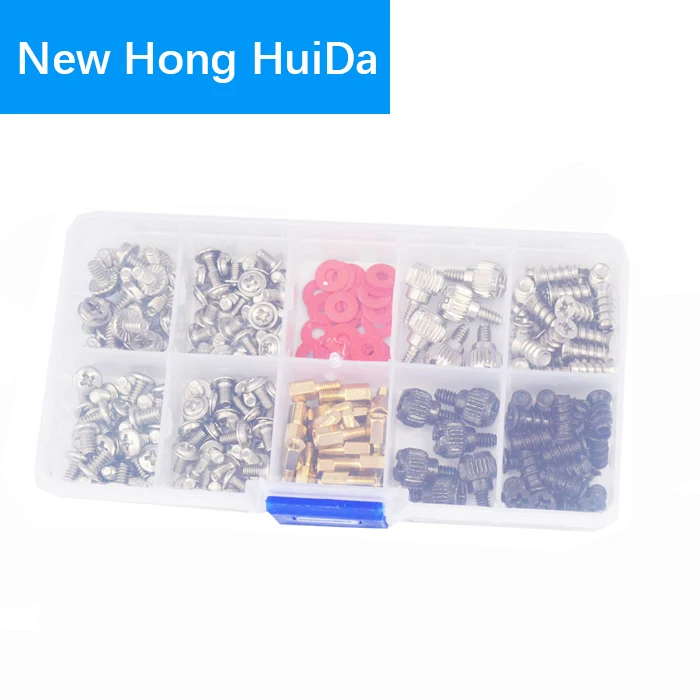 Cena 227 sztuk komputer osobisty śruby PC Standoff M3 M5 M6 Phillips głowy zestaw asortymentowy dysk twardy obudowa komputera płyta główna wentylator moc