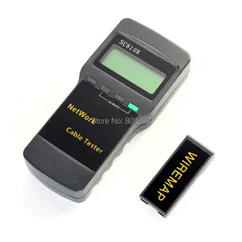 

Wireless Portable SC8108 LCD Display Wireless Network Cable Tester Meter RJ45 LAN Cable Phone Line Tester
