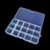 10/15 Grids PP Plastic Storage Boxes Removable Jewelry Earring Organizer Holder Case Transparent Sundries Jewelry Storage Box ► Photo 1/3