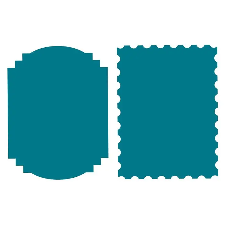 

Ufurty 2pcs A2 Card Template Metal Cutting Dies New 2019 DIY Scrapbooking Stamps Craft Embossing Die Cut Making Stencil Template