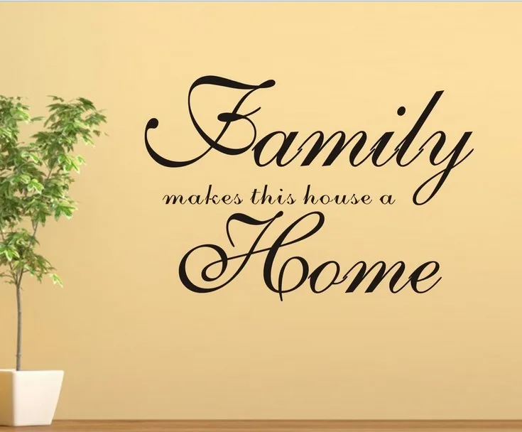 Family Makes This House A Home Quotes And Sayings Wall