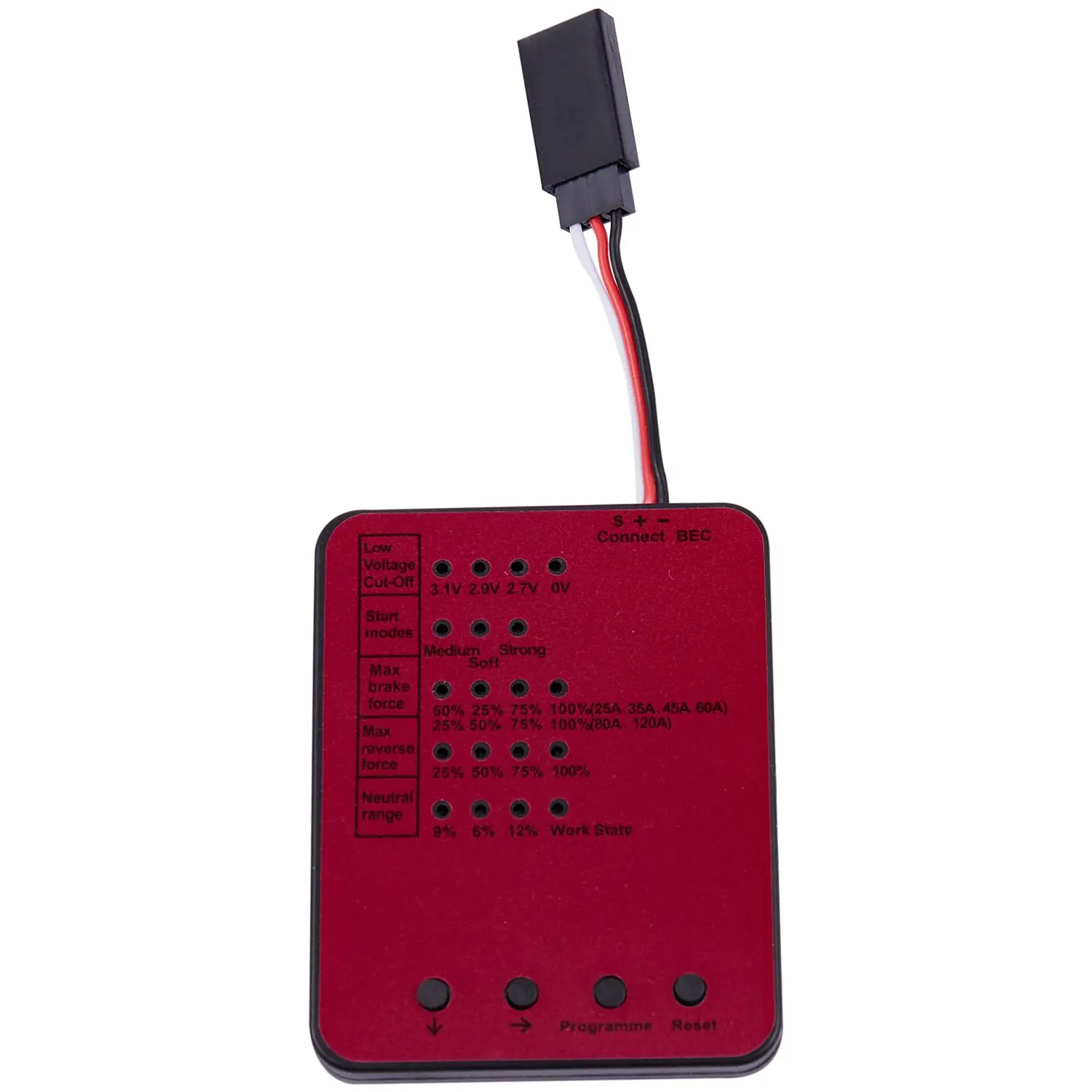 

SURPASS HOBBY S series S-45A/S-120A RC Car ESC Programming Card