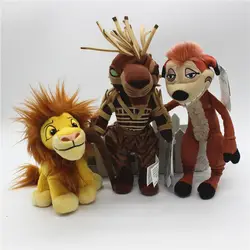 1 шт. театральной Король Лев Симба Тимон шрам плюшевые игрушки куклы для детей Подарки и на день рождения