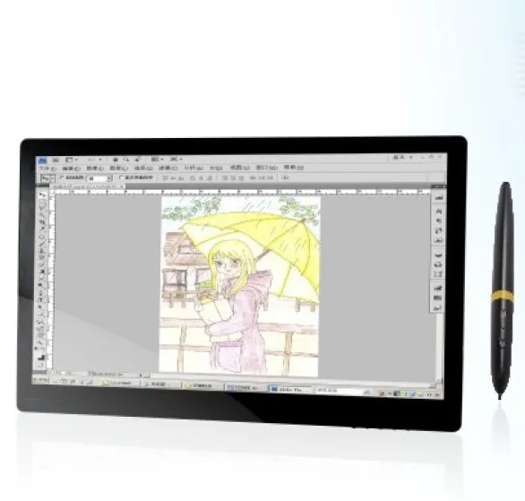 21.5 inch LED interactive touch screen tablet monitor graphic drawing