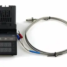 REX-C100FK02-V* DA солнечный регулятор температуры Термостат релейный выход SSR выход 0~ 400 с 1 м Термопара К SSR выход