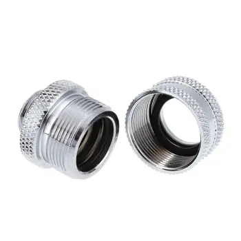 

G1/4 14mm OD 4 Laps Hard Tube Quick Fitting Connector for CPU cooling fan PC Water Cooling system