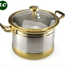 Титановые кастрюли SS#18/10, 10 литров, высокое качество, кастрюля для приготовления пищи, NON-STICK, без дыма, кастрюля, кухонная кастрюля