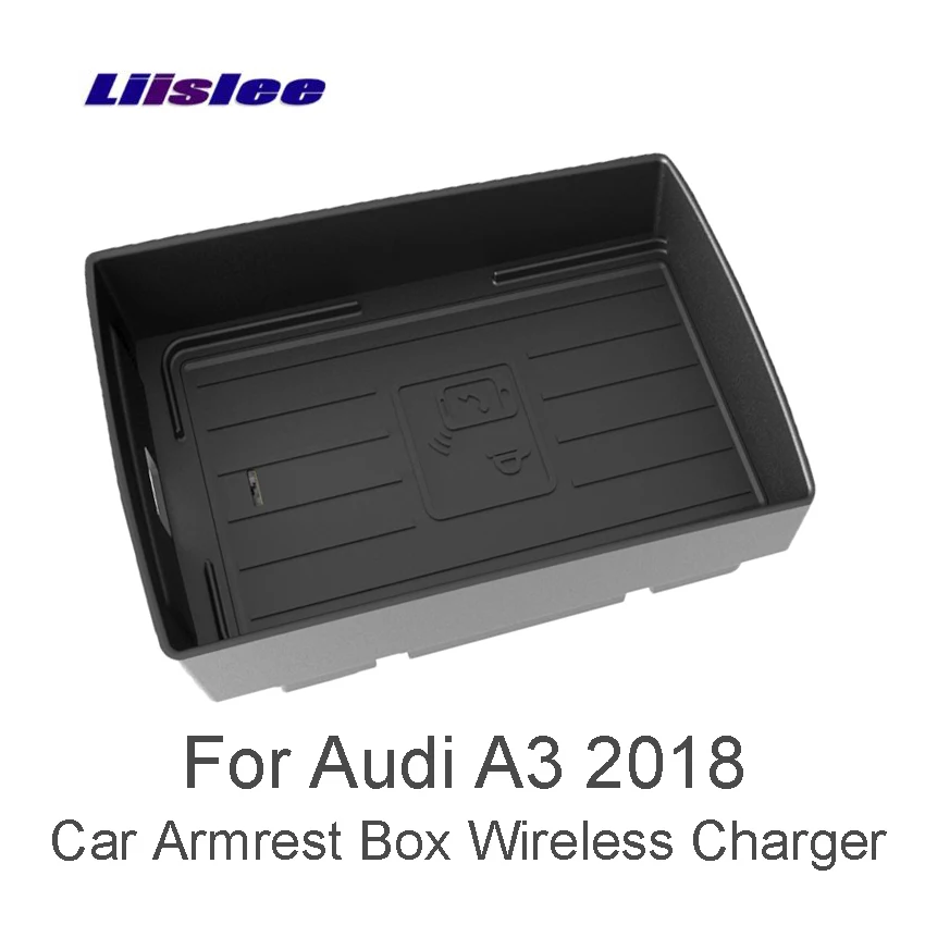 Liislee Car Charger For Audi A3 20142018 Car Armrest Box Wireless