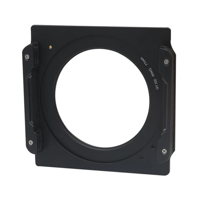 Best Offers WYATT Aluminum 100mm Square Filter Holder Support + 77-77mm Double Thread Ring Adapter for Lee Hitech Cokin Z 4x4" 4x6" Filter