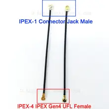 2 шт. IPEX-4 IPEX MHF4 Gen4 Кел женский IPEX-1 разъем угловой штыревой соединитель булавки для 7260 7265 3160 BCM94360HMB BCM94360CS2AX BCM94360CS2