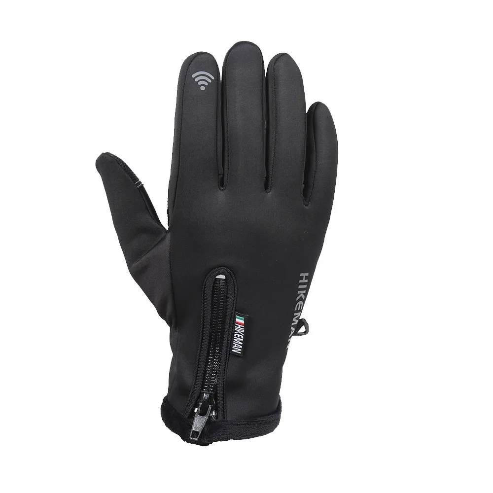 HIKEMAN термальные лыжные перчатки Зимние флисовые водонепроницаемые перчатки для сноуборда зимние мотоциклетные лыжные перчатки спортивная одежда Audlt перчатки#30