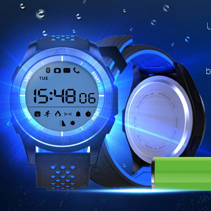 

LED Touch Smart New Watch Men Clock Waterproof Sports Fitness Watch Women Rubber Smartwatch Bracelet calorie consumption Watches
