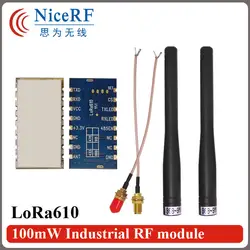 2 шт./лот Lora610 5000 м long range 868 мГц ttl Интерфейс Высокая чувствительность-139 дБм uart беспроводной модуль с резиновой антенны