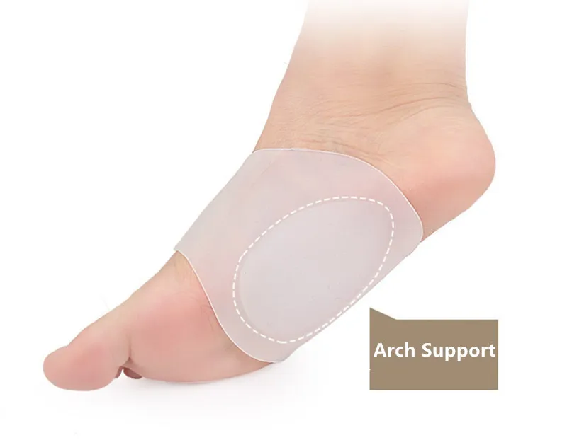 Силиконовые ортопедические стельки для корректной плоской стопы, ортопедические стельки для женщин и мужчин, стельки для полуботинок, Дышащие стельки для ухода за ногами, Прямая поставка