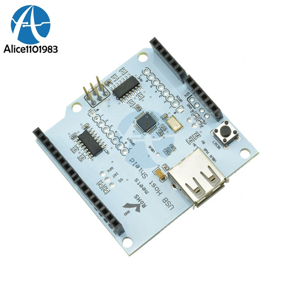 USB хост щит 2 0 плата модуль для Arduino UNO MEGA ADK совместимая с Android Diy электронная