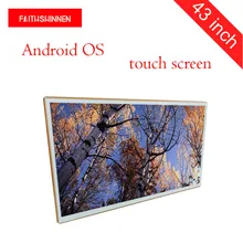 43 дюймов рекламный дисплей киоск Крытый настенный ЖК-дисплей цифровой вывески дисплей