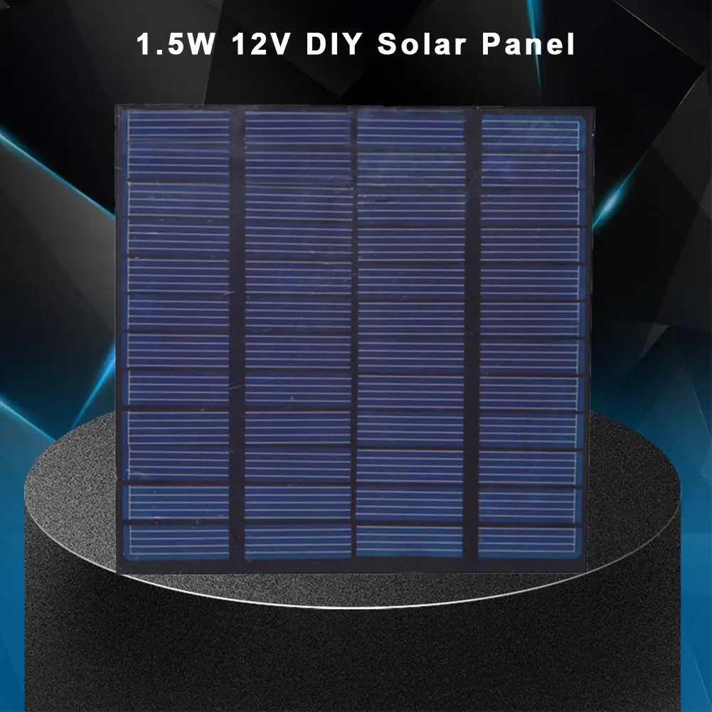 Мини 1,5 Вт 12 В Солнечная Панель монокристаллический кремний высокая скорость преобразования DIY портативный мобильный телефон игрушка зарядка DIY солнечная панель