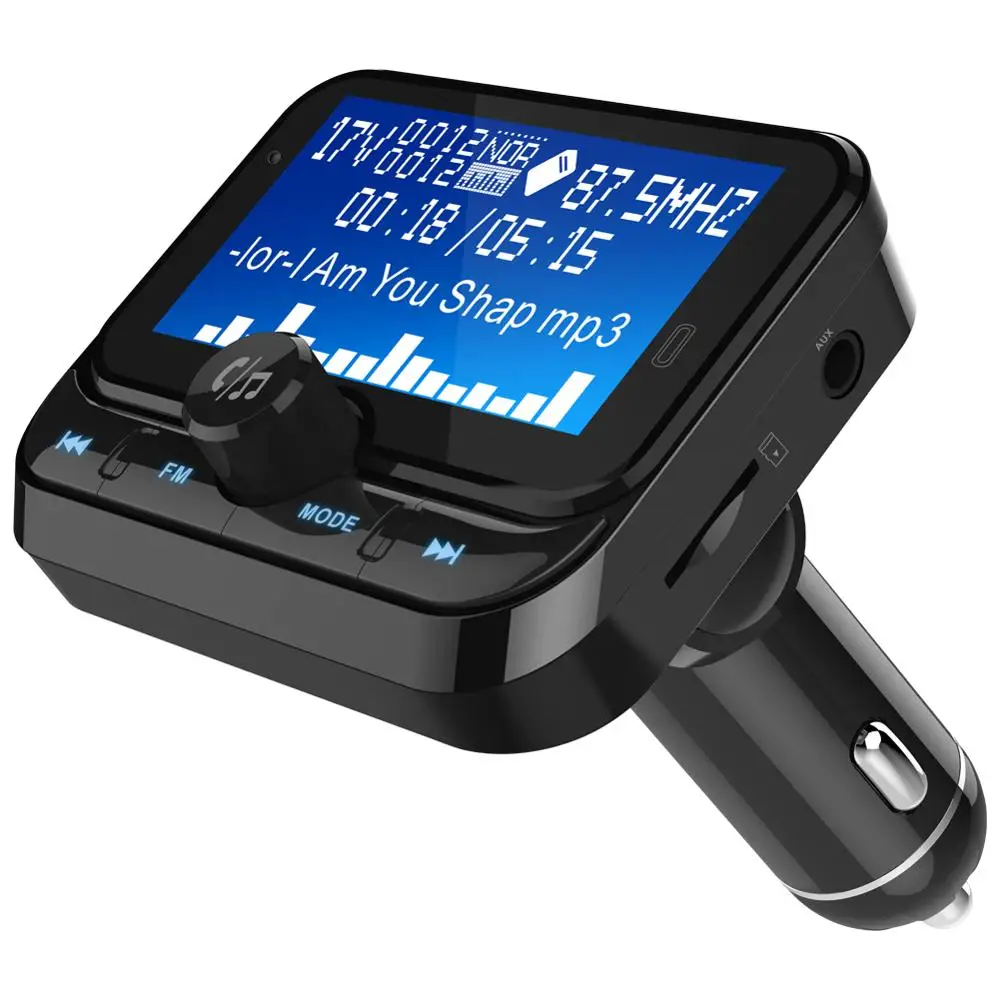 

CDEN car MP3 player 7 language 1.8 inch U disk TF card music Bluetooth multimedia fm transmitter car charger folder selection