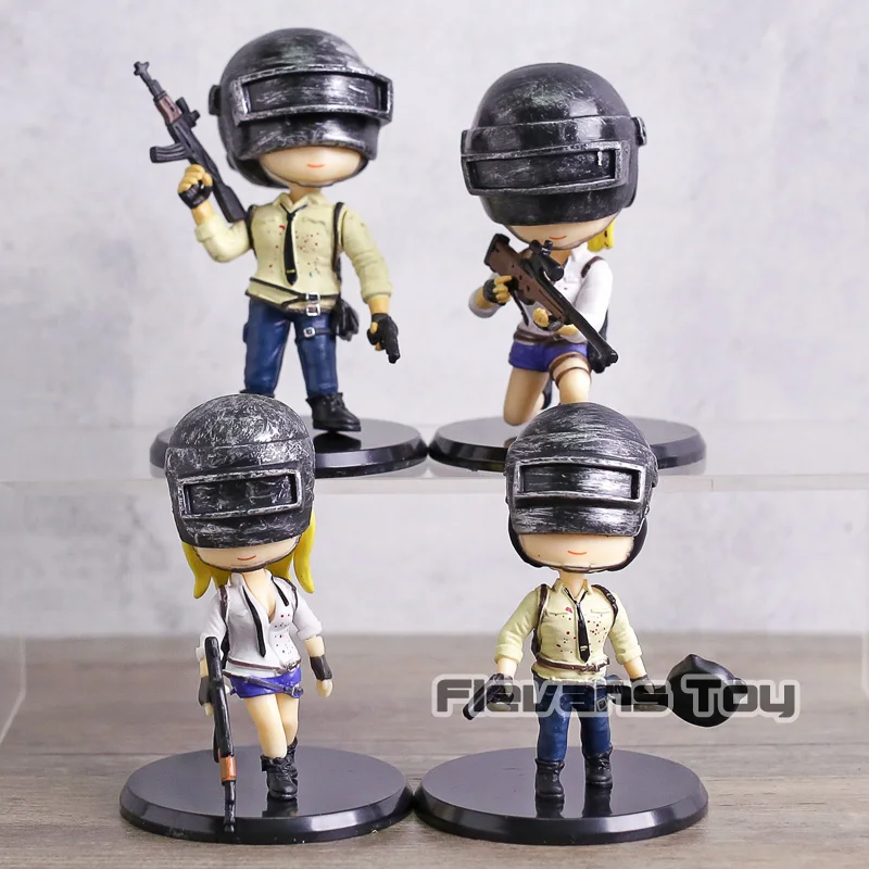 

PUBG Playerunknown's BattleGrounds Q Version PVC Action Figures Toys Dolls Christmas Birthday Gifts