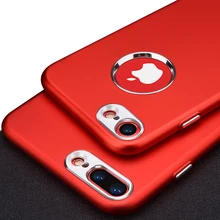 

Case For iPhone 7 8 6 6S Plus X XR XS Max Luxury Soft Silicone+Metal Bumper Candy Full Cover ON THE For iPhone 5 5S SE Cover
