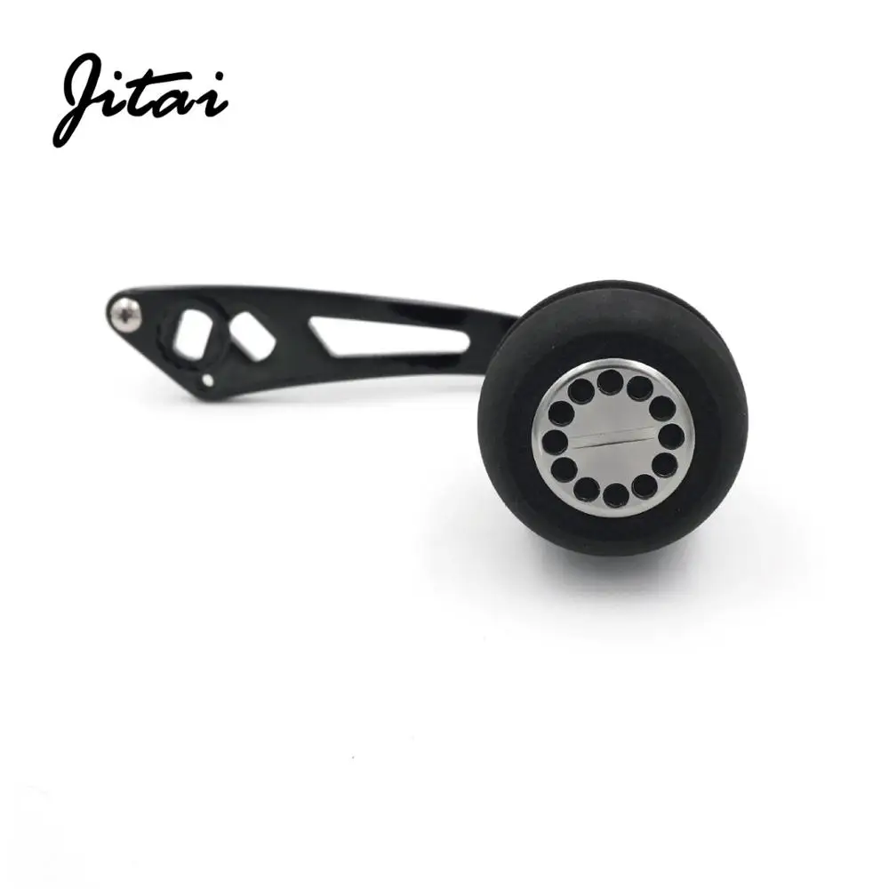 JITAI EVA Ручка рыболовной катушки Алюминий сплав single Rocker отверстия 8x5 мм Замена для МУЛЬТИПЛИКАТОРНАЯ катушка рыболовные принадлежности инструмент