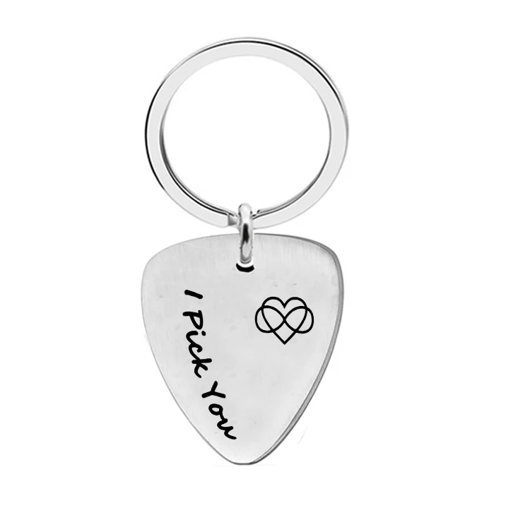 Лазерная гравировка гитары палочки цепочка для ключей &quotя выбираю | Брелоки -32993085970